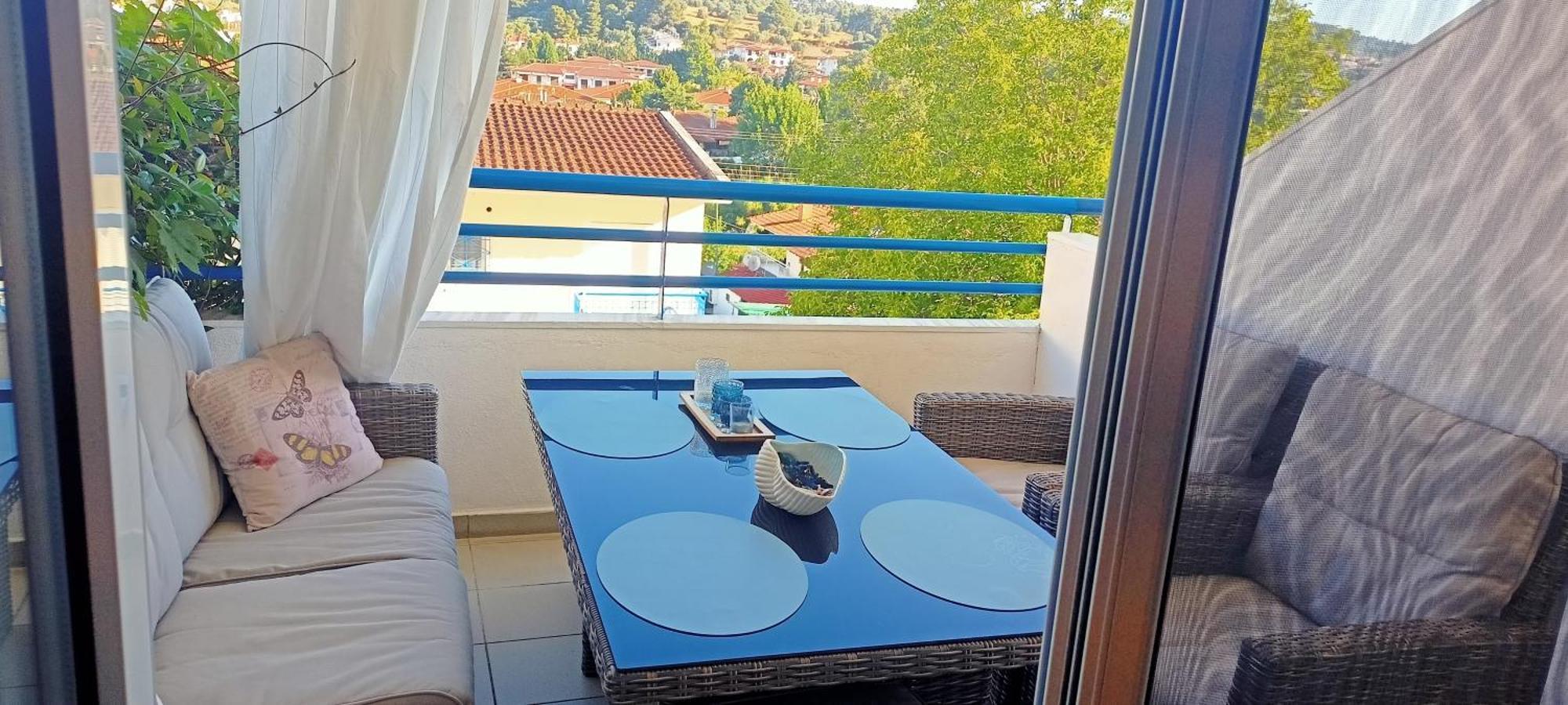 Siviri Sea & Forest-Cozy Apartment With Garden & Nature Views Kültér fotó